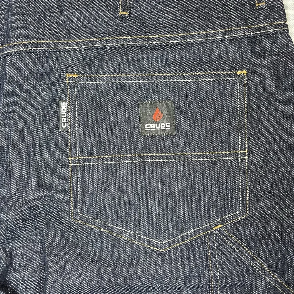 Crude FR Fire Resistant CAT 2 Carpenter Jeans Dark Wash NWT 42x32 Workwear Denim